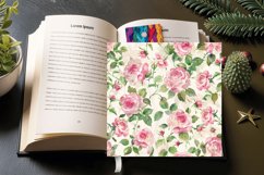 Watercolor Pink Roses PNG Bookmark Sublimation Des Product Image 3