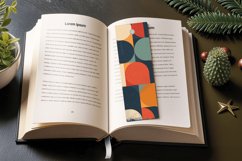Retro Geometric Shapes PNG Bookmark Sublimation Designs Product Image 3