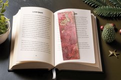 Luxury Rose Gold PNG Bookmark Sublimation Design Product Image 3