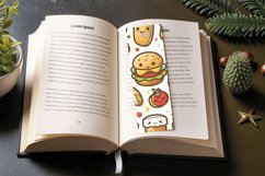 Kawaii Food PNG Bookmark Sublimation Designs Product Image 3