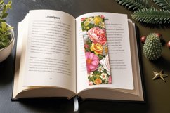 Cottage core Bouquet Flowers PNG Bookmark Sublimation Design Product Image 3
