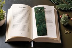 Luxury Forest Green PNG Bookmark Sublimation Design Product Image 3