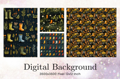 Boots Background Digital Paper Wallpaper Seamless Pattern_3 Product Image 1