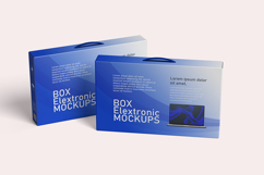 BOX electronic mockups 3D rendering Product Image 4