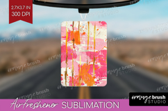 Brush Stroke Air Freshener PNG - Abstract PNG Sublimation Product Image 1