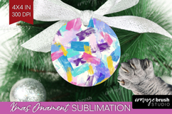 Brush Stroke Ornament PNG - Abstract PNG Sublimation Product Image 1