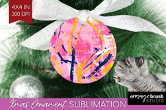 Brush Stroke Ornament PNG - Abstract PNG Sublimation Product Image 1