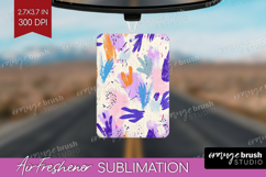 Brush Stroke Air Freshener PNG - Abstract PNG Sublimation Product Image 1