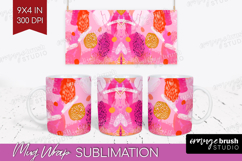Brush Stroke Mug Wrap - Abstract Mug PNG Sublimation Product Image 1