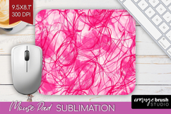 Brush Stroke Mouse Pad Sublimation - Abstract Mousepad PNG Product Image 1