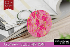 Brush Stroke Keychain PNG - Abstract Keychain Sublimation Product Image 1