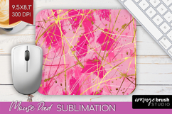 Brush Stroke Mouse Pad Sublimation - Abstract Mousepad PNG Product Image 1