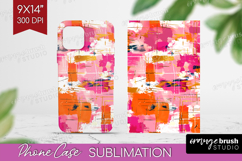 Brush Stroke Phone Case PNG - Abstract Case PNG Sublimation Product Image 1
