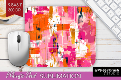 Brush Stroke Mouse Pad Sublimation - Abstract Mousepad PNG Product Image 1