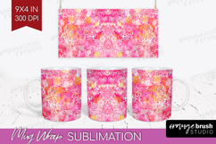 Brush Stroke Mug Wrap - Abstract Mug PNG Sublimation Product Image 1