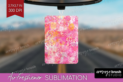 Brush Stroke Air Freshener PNG - Abstract PNG Sublimation Product Image 1