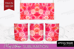Brush Stroke Mug Wrap - Abstract Mug PNG Sublimation Product Image 1