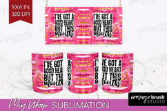 Sarcastic Quote Mug Wrap - Brush Stroke Mug PNG Sublimation Product Image 1