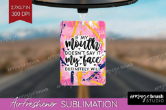 Sarcastic Quote Air Freshener PNG - Brush Stroke PNG Product Image 1