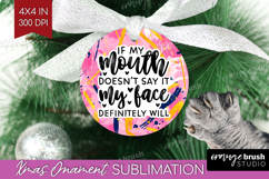 Sarcastic Quote Ornament PNG - Brush Stroke PNG Sublimation Product Image 1
