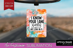 Sarcastic Quote Air Freshener PNG - Brush Stroke PNG Product Image 1