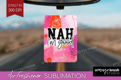 Sarcastic Quote Air Freshener PNG - Brush Stroke PNG Product Image 1