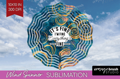 Sarcastic Quote Wind Spinner Sublimation PNG - Brush Stroke Product Image 1