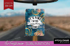 Sarcastic Quote Air Freshener PNG - Brush Stroke PNG Product Image 1
