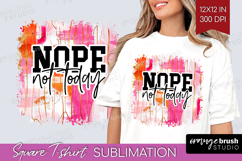 Sarcastic Quote Square Tshirt Background - Brush Stroke PNG Product Image 1