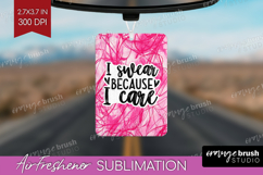 Sarcastic Quote Air Freshener PNG - Brush Stroke PNG Product Image 1