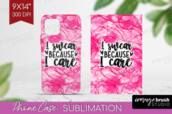 Sarcastic Quote Phone Case PNG - Brush Stroke Case PNG Product Image 1