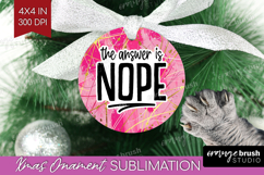 Sarcastic Quote Ornament PNG - Brush Stroke PNG Sublimation Product Image 1