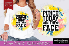 Sarcastic Quote Round Tshirt Background - Brush Stroke PNG Product Image 1