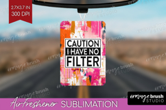 Sarcastic Quote Air Freshener PNG - Brush Stroke PNG Product Image 1