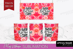 Sarcastic Quote Mug Wrap - Brush Stroke Mug PNG Sublimation Product Image 1