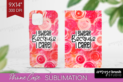 Sarcastic Quote Phone Case PNG - Brush Stroke Case PNG Product Image 1