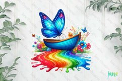 Butterfly Sublimation Clipart Product Image 1