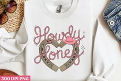 Howdy honey PNG, Retro Valentine PNG Product Image 3
