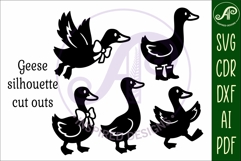 Silly goose Silhouette laser cut wall art 2 Product Image 3