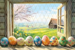 Spring Background PNG, Easter Mockup Background Designs Product Image 3