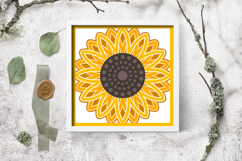 Flower Paper Cutting File / sunflower light box Product Image 3