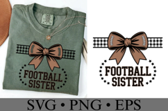 Football Sister Svg | Game Day Svg | Sport Svg | Shirt Svg Product Image 3