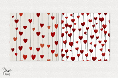 Valentine's Day Digital Paper, background clipa Product Image 3