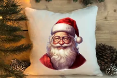 Vintage Black Santa Claus Sublimation Clipart, Santa PNG Product Image 3