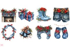 Blue Jeans Christmas Clipart Product Image 3