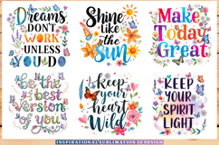 Inspirational quotes sublimation designs, Motivational PNG Product Image 3