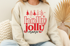Holly Jolly Mama SVG Product Image 3