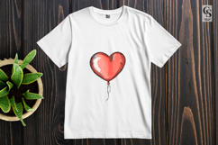 Heart Balloon Clipart Sublimation PNG Product Image 2