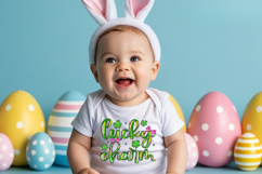 Lucky Charm Brushstroke Kids St. Patrick's Day PNG Product Image 3