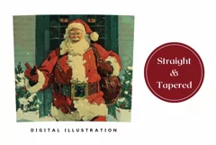 Christmas Tumbler Design, Santa Claus Sublimation Tumbler Product Image 3